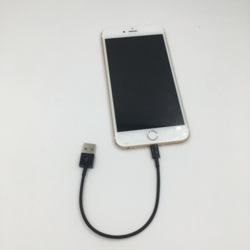 Şarj Ürünleri - iPhone Lightning Data Şarj Kablosu (30CM- SİYAH)